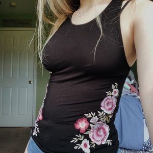 AE flowered tank top